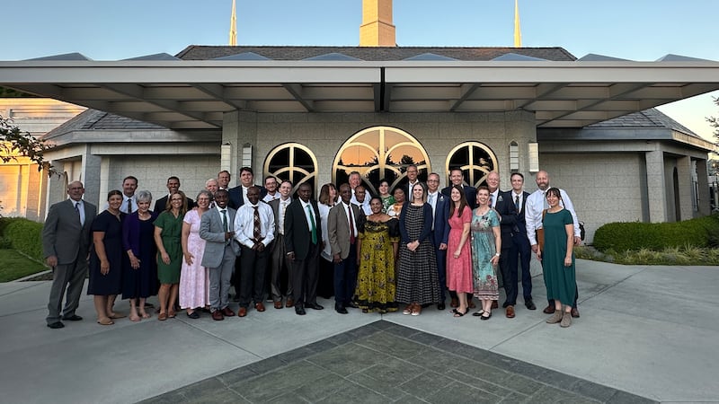 The first group of endowments in the Treasure Valley Branch (Swahili) at the Boise Idaho Temple on June 11, 2024.