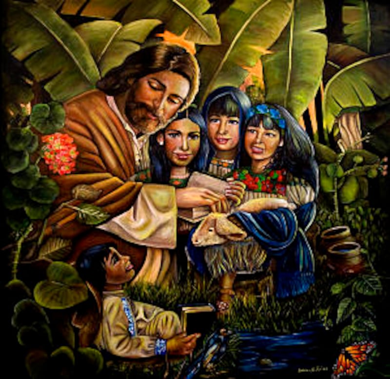 Mexican artist Erendira de Martinez Hernandez communicates the Lord's universal love for the childre