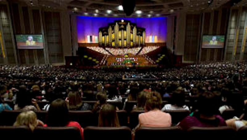 Thousands of young women attend general Young Women's meeting of The Church of Jesus Christ of Latte