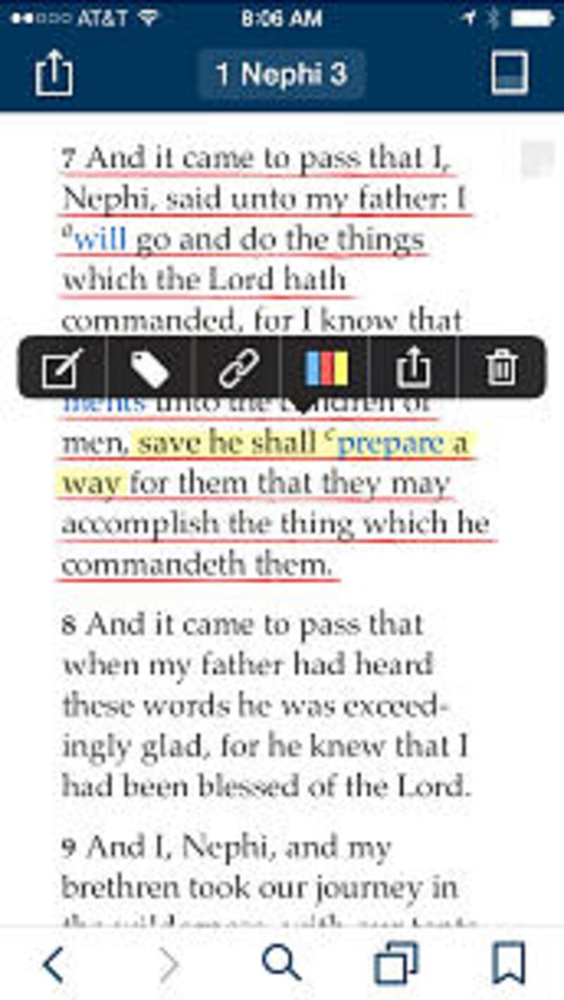 The Android version of the Gospel Library app has a new interface with grid layouts, cover art and c