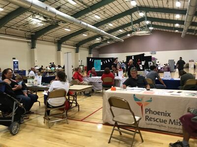 More than 30 service providers participated in a Project Connect event hosted at the Mesa Inter-Stake Center by three stakes in Mesa, Arizona, and sponsored by Valley of the Sun United Way.