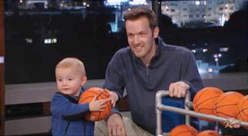 Two-year-old Titus Ashby has challenged NBA stars in shooting contests on the "Jimmy Kimmel Live" te