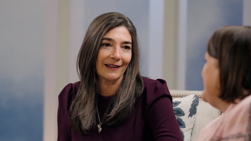 Sister Andrea Muñoz Spannaus, second counselor in the Young Women general presidency, speaks Wednesday, April 22, 2026, on the Church News podcast.