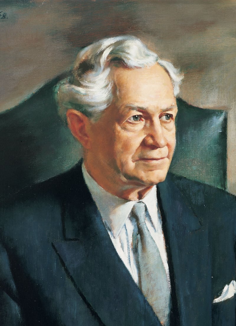 A portrait of President David O. McKay.