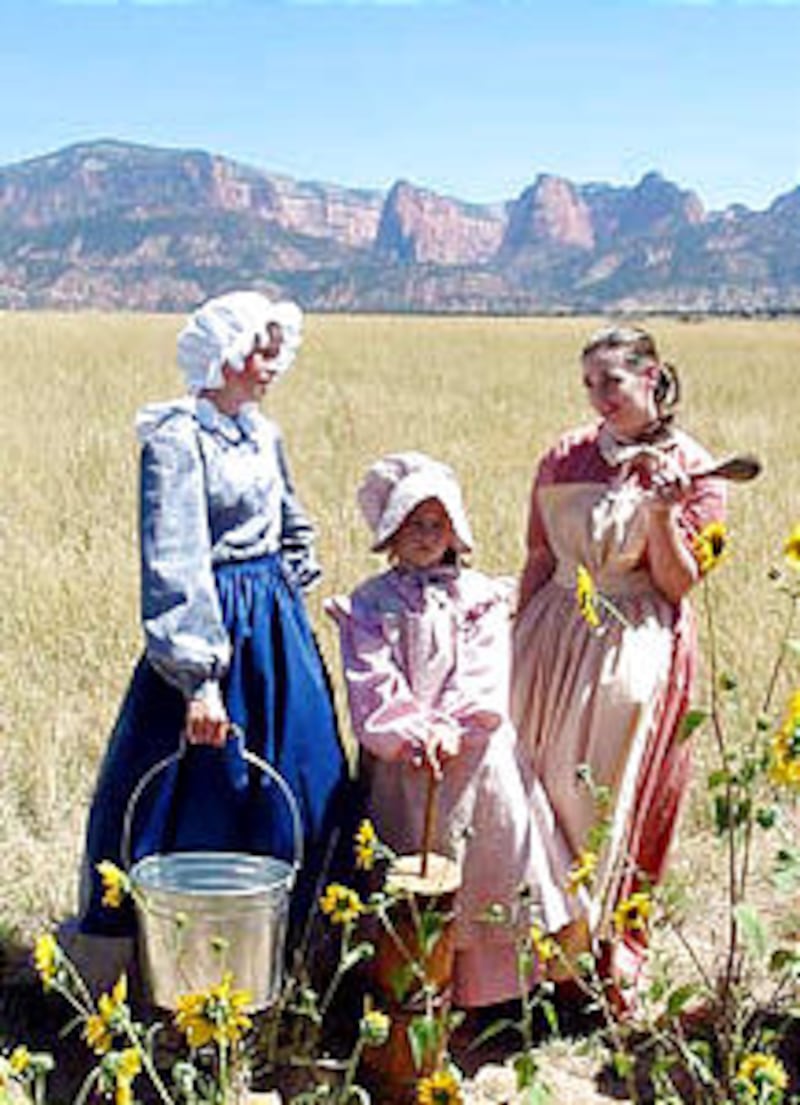 Felicia and Kayla Jensen plays sisters in the pageant and Anna DeMille is
their momma