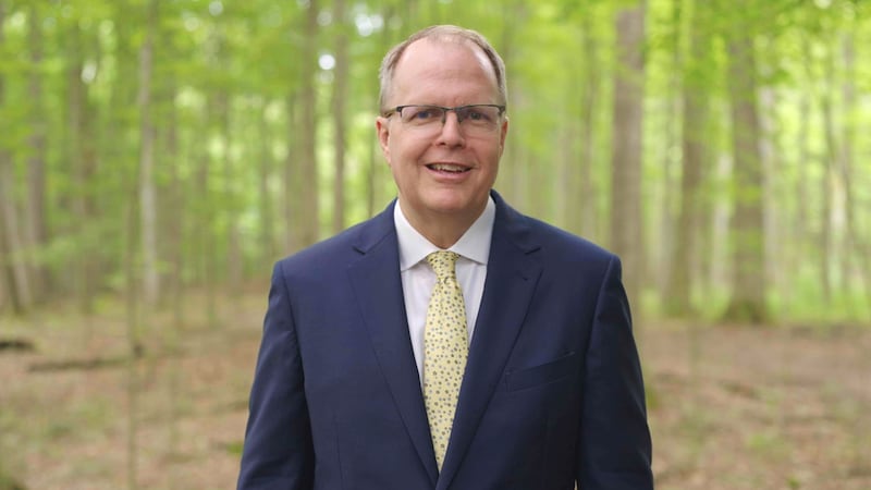 BYU–Pathway Worldwide President Brian K. Ashton speaks from the Sacred Grove Historic Site in Palmyra, New York, during a devotional broadcast to students on Friday, Sept. 4, 2026.
