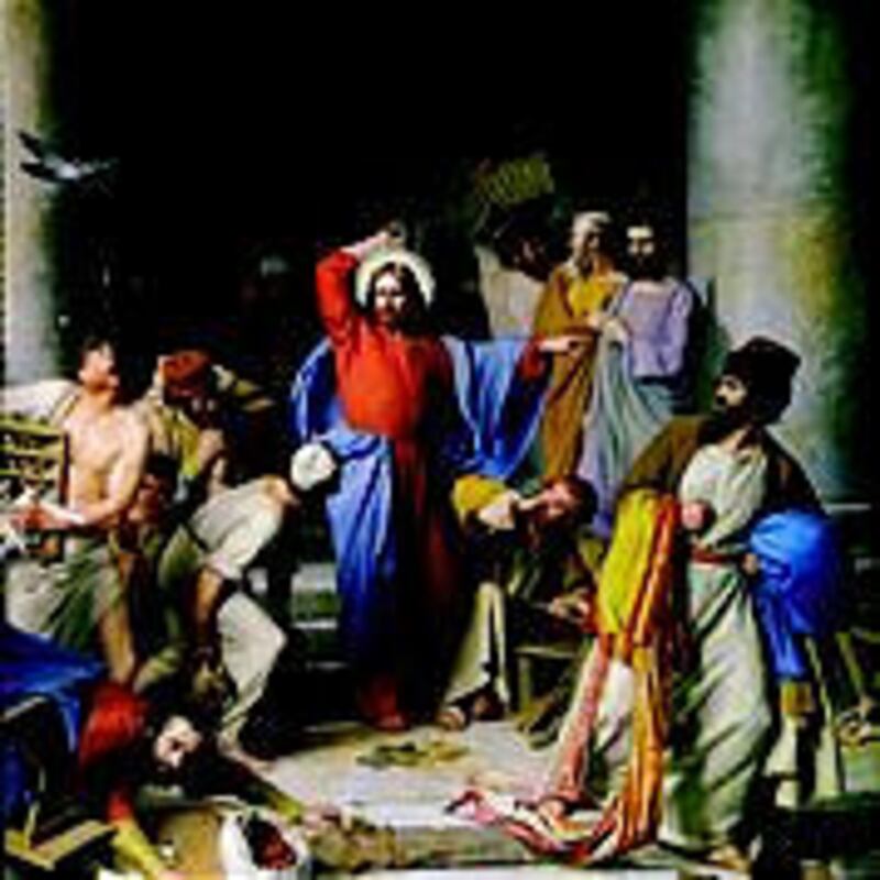 Carl Bloch's "Cleansing of the Temple," 1874, The Museum of National History at Frederiksborg Castle