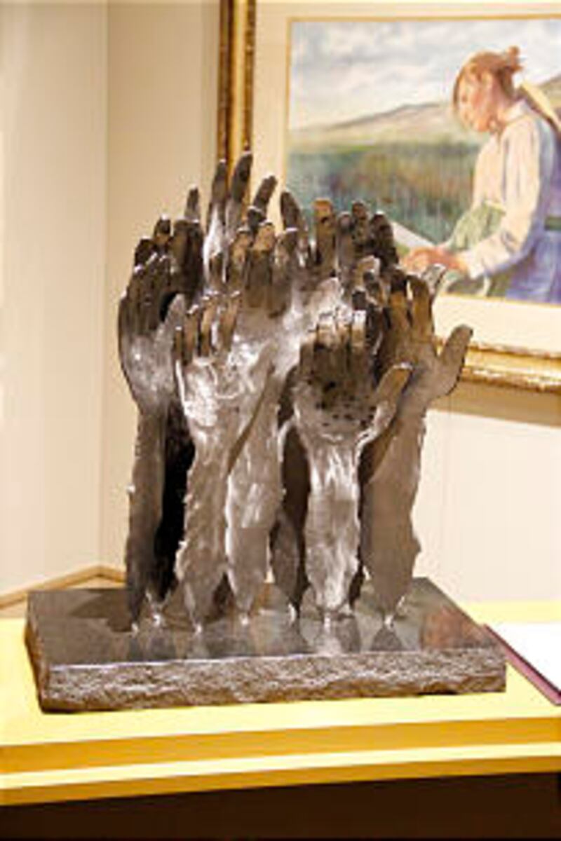 "Yes" by Clayton Michael Lefler represents strength and resolve in face of trials.