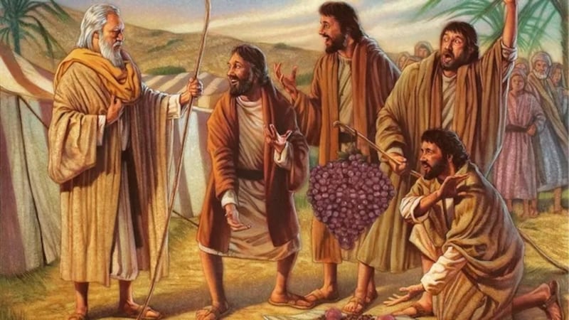 "Joshua and Caleb: Obedient Spies" is by Douglas Klauba.