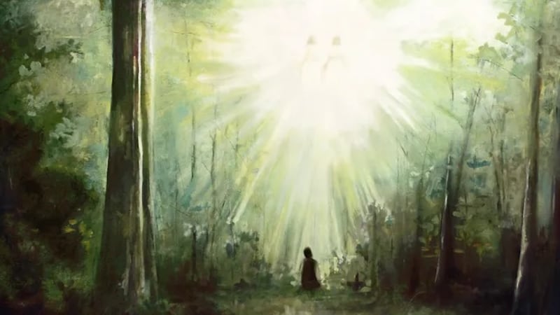"Sacred Grove" is by Brent Borup.