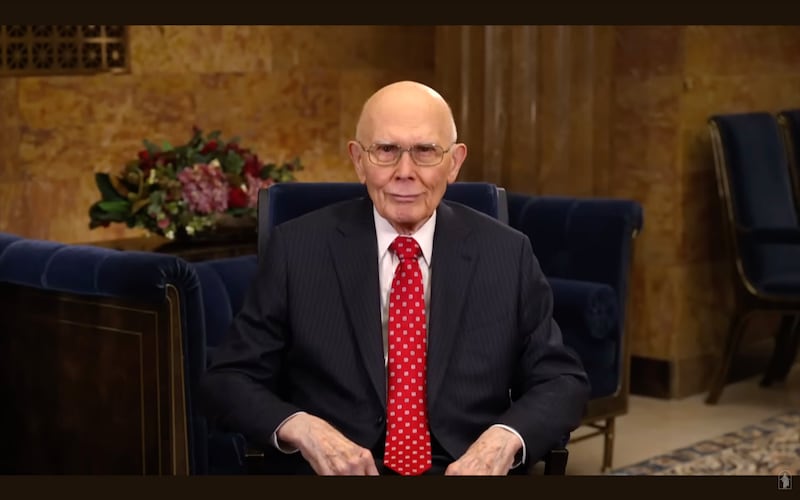 In a video shared during a Young Adult Worldwide Devotional on Sunday, Feb. 1, 2026, President Dallin H. Oaks invites young adults to attend institute.