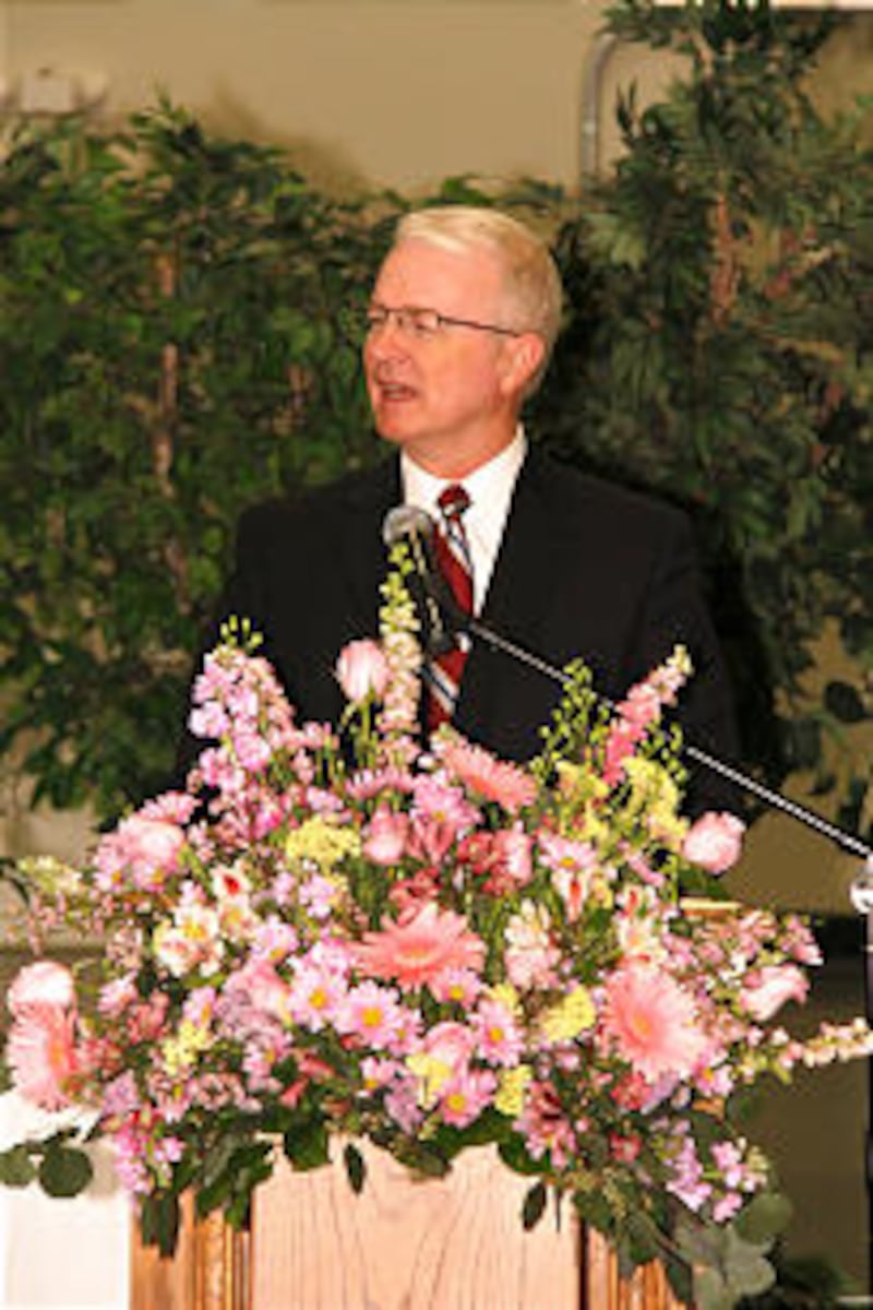 Elder Dougland F. Higham of the Seventy presided at the event.