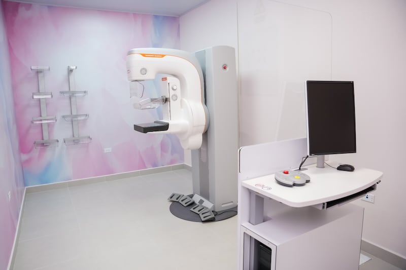 A 3D digital mammography machine donated by The Church of Jesus Christ of Latter-day Saints sits inside the new women's clinic at the Carlos Roberto Huembes Teaching Hospital in Managua, Nicaragua, on Sept. 4, 2026.