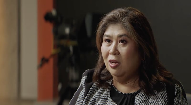 Jessica Soho speaking during her virtual keynote address for RootsTech 2026.