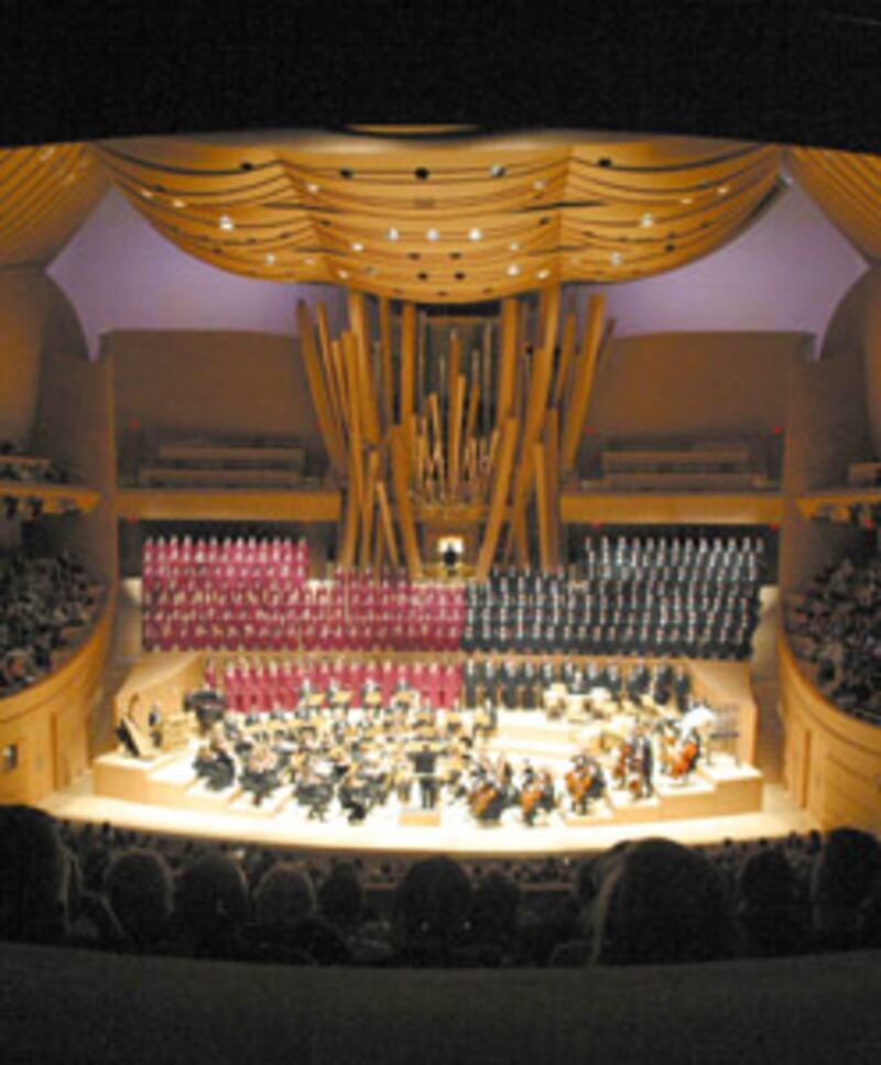 The Tabernacle Choir performed in Southern California Feb 4-5. Singing for the National Association