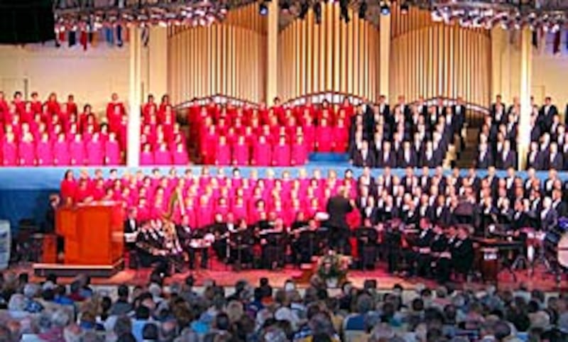 The Tabernacle Choir and Orchestra at Temple Square perform at matinee concert June 28 at Chautauqua