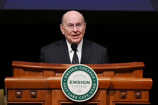 Elder Cook at Ensign College: 'A heart tuned to the music of faith ...