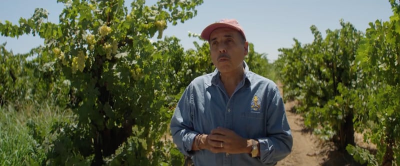 José Hernández talks in a vineyard about his upbringing and becoming an astronaut during his virtual RootsTech keynote address, which became available on FamilySearch.org on Feb. 13, 2026.