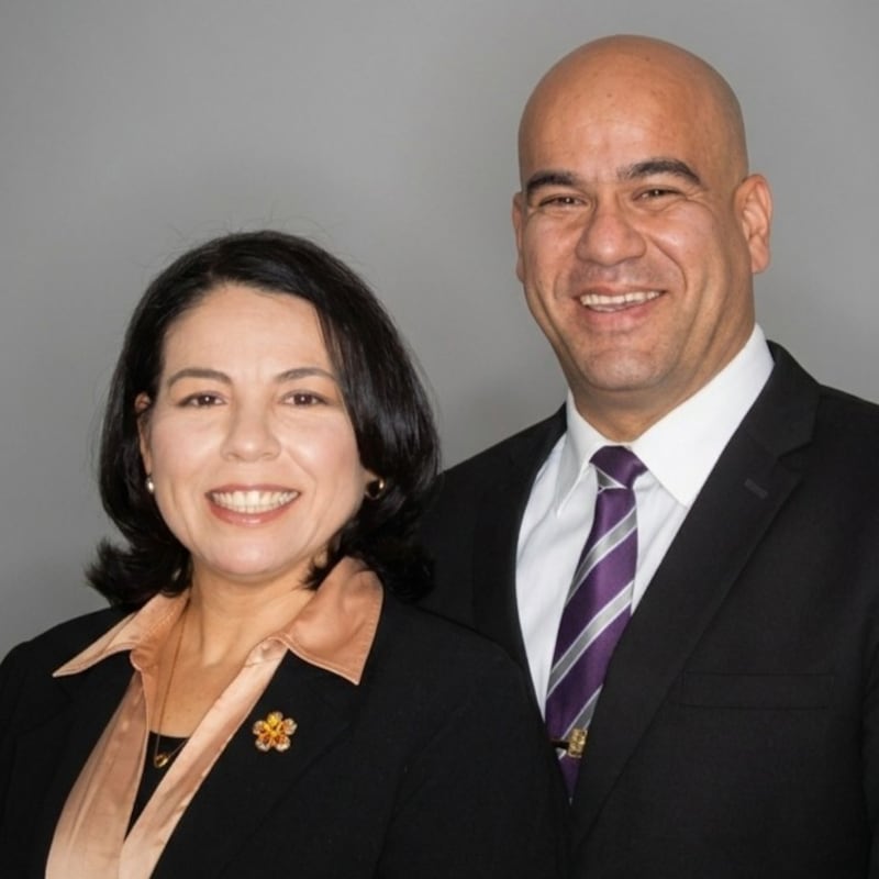 Roger E. Parra and Rocio Marquez De Parra, who will serve as president and companion of the Venezuela Caracas Mission beginning in July 2026.