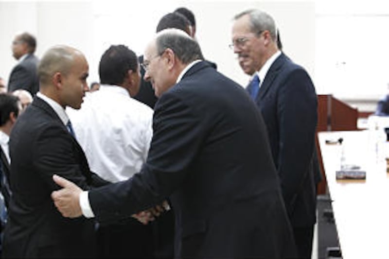 Elder Quentin L. Cook of the Quorum of the Twelve and Tad R. Callister of the Presidency of the Seve