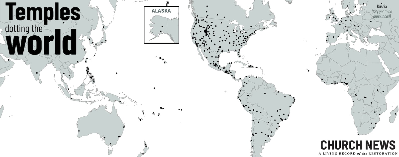 6 maps show locations around the world of Church’s 383 temples – Church ...
