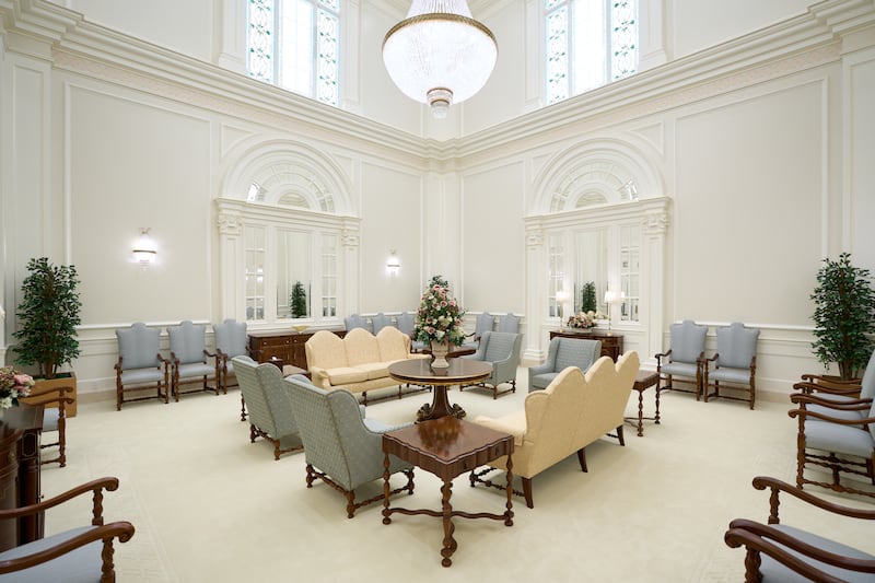 The celestial room of the Managua Nicaragua Temple.