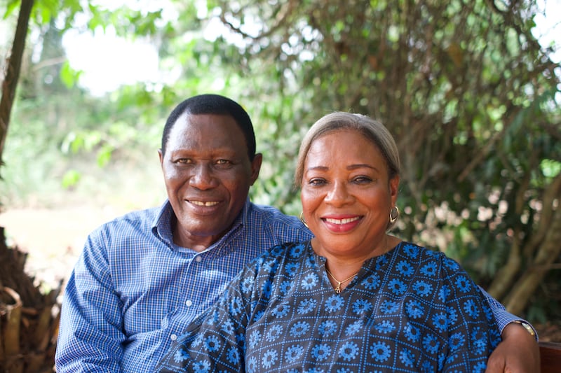 Richard and Emelia Ahadjie are interviewed for a "Voices for Faith" episode of the Church News' 2026 "Living Record" documentary series.