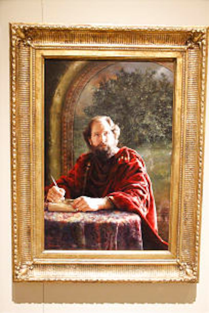 "I Will Send Forth Their Words" by Elspeth Young depicts the Book of Mormon prophet Jacob.