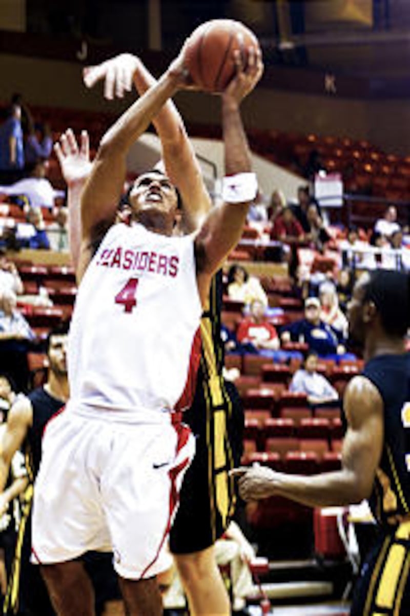 Seasider senior Marques Whippy, a talented all-around player, pulls down a rebound for BYU-Hawaii du