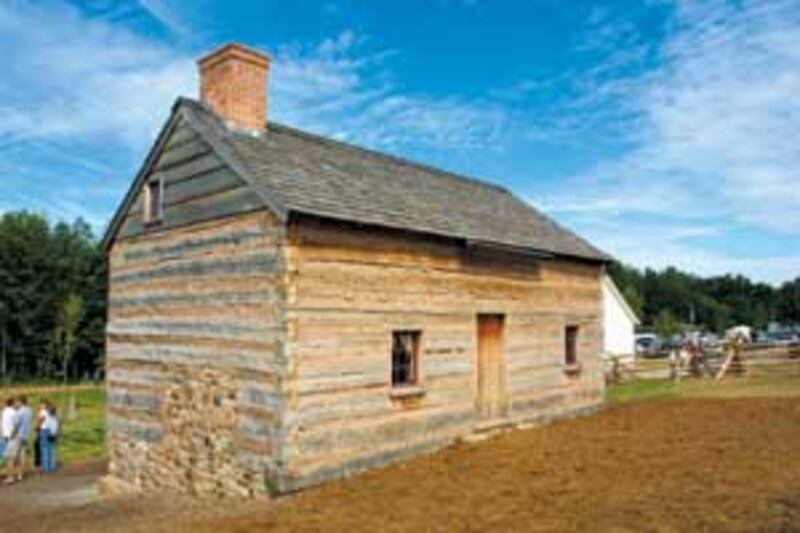 Joseph Smith Sr. farm in Palmyra, New York. photo by Tom Smart7/2001