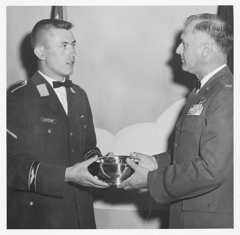 Elder Dieter F. Uchtdorf during his time as a young fighter pilot in the United States.
