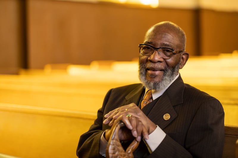 The Rev. Amos C. Brown is interviewed for a "Voices for Faith" episode of the Church News' 2026 "Living Record" documentary series available on BYUtv.