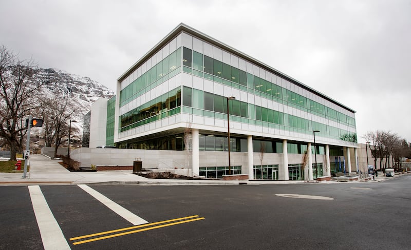 The Caroline Hemenway Harman Building at BYU in Provo, Utah, on Tuesday, Feb. 5, 2019.