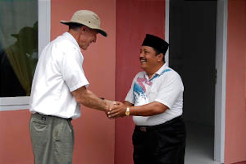 Church humanitarian projects in Indonesia following 2004 tsunami.