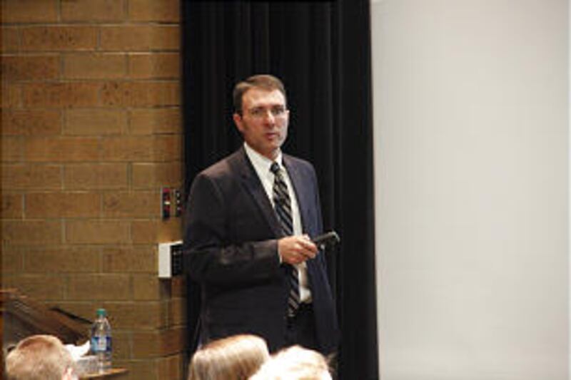 Larry Nelson, a professor in the School of Family Life at Brigham Young University, speaks during th