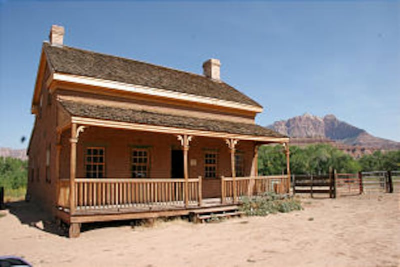 Originally built in 1862, the Alonzo and Nancy Russell Home housed the last two people to ever resid