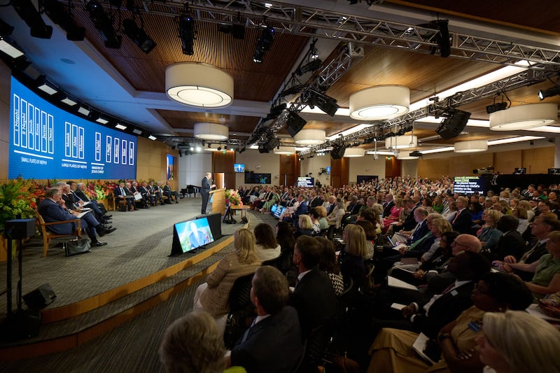 Elder Quentin L. Cook of the Quorum of the Twelve Apostles speaks at the 2026 Seminar for New Mission Leaders at the Provo Missionary Training Center in Provo, Utah, on June 19, 2026.