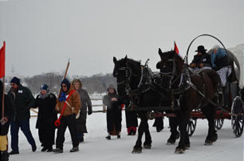 Nauvoo site and temple missionaries participate in commemoration of the Saints leaving Nauvoo 186 ye