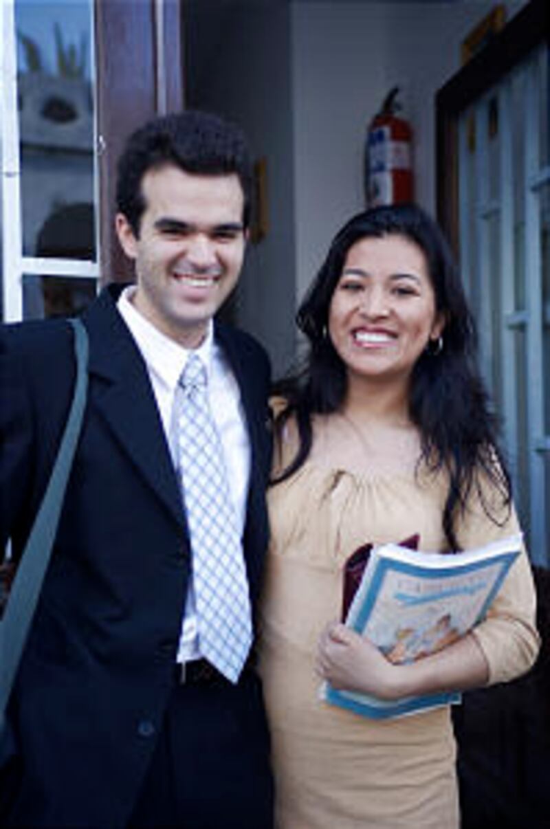 Javier Padilla, with his wife, Garriela Gallardo de Padilla, is a native of the Canary Islands and a