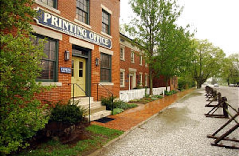 The Printing Office of the Times and Seasons and Nauvoo Neighbor news papers in Nauvoo Il. April 27,