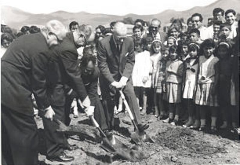On Nov. 4, 1963, Elder Marion G. Romney of the Quorum of the Twelve broke ground to begin constructi