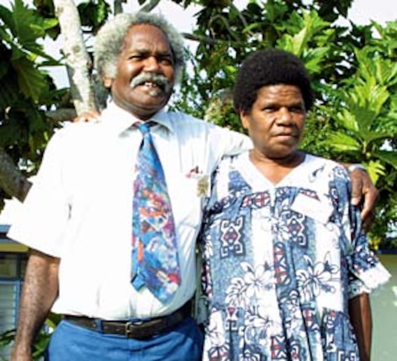 Heribert and Mary Justine Tiasinmal were introduced in 1996 to the Church by their son, Honore, on t