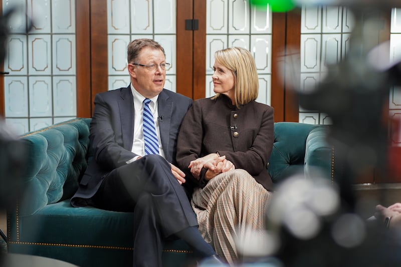 Elder Clark G. Gilbert and Sister Christine Gilbert are interviewed for the Church News podcast airing Tuesday, Feb. 24, 2026.