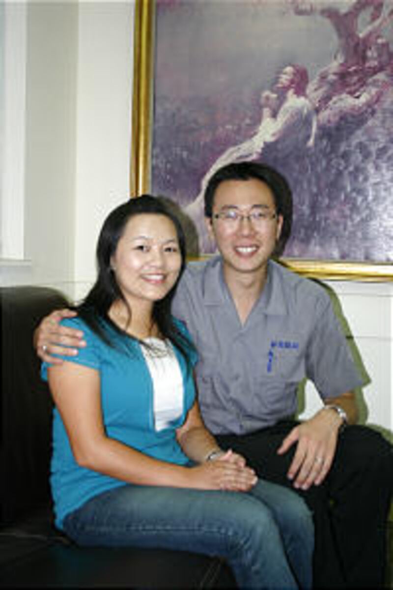 Kendra and David Lai, served full-time missions before marriage.