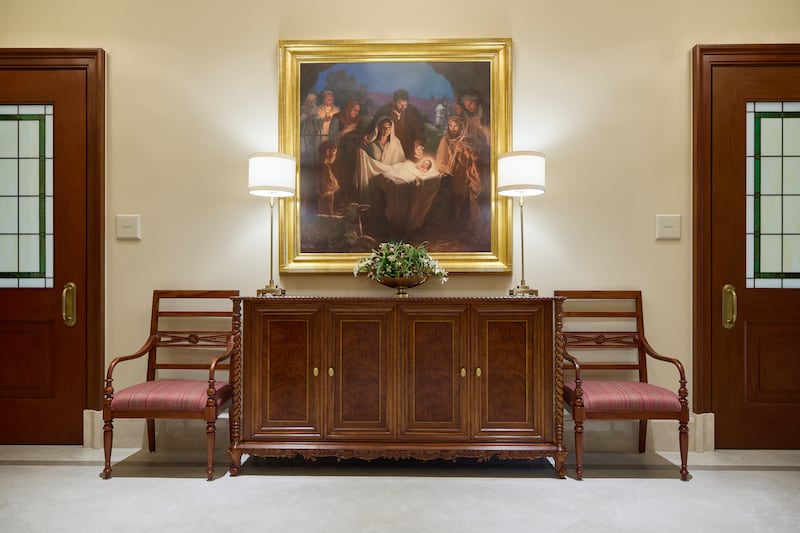 A painting in the Davao Philippines Temple.