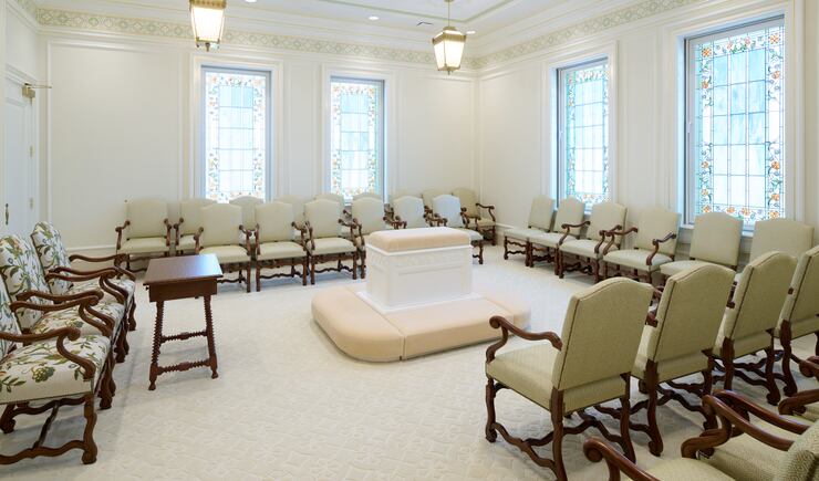 A sealing room inside the Torreón Mexico Temple.
