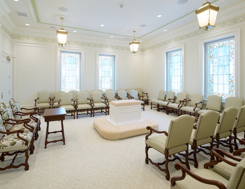 A sealing room inside the Torreón Mexico Temple.