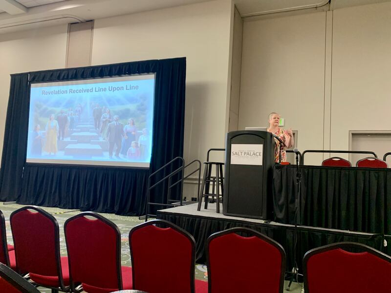 Julie Merrill, an accredited genealogist and a research manager at AncestryProGenealogists, teaches RootsTech 2026 class on Saturday, March 7, titled “Pioneer Temple Records and the Untapped Information and Relationships They Contain.”
