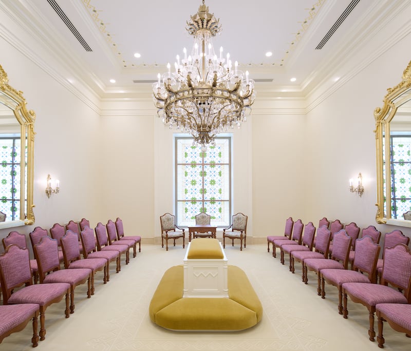 A sealing room in the Bacolod Philippines Temple.