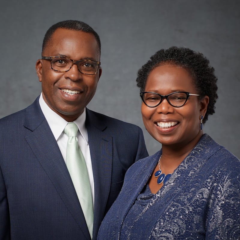 Joel B. Chibota and Rose K. Chibota, Alabama Birmingham Mission leaders, July 2022.